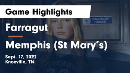 Farragut  vs Memphis (St Mary’s) Game Highlights - Sept. 17, 2022