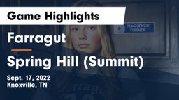 Farragut  vs Spring Hill (Summit) Game Highlights - Sept. 17, 2022