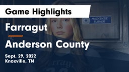 Farragut  vs Anderson County  Game Highlights - Sept. 29, 2022