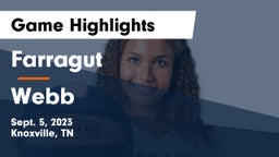 Farragut  vs Webb  Game Highlights - Sept. 5, 2023