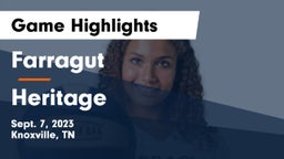 Farragut  vs Heritage  Game Highlights - Sept. 7, 2023