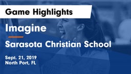 Imagine  vs Sarasota Christian School Game Highlights - Sept. 21, 2019