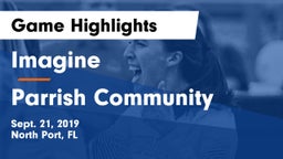 Imagine  vs Parrish Community  Game Highlights - Sept. 21, 2019