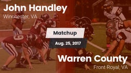 Matchup: John Handley High vs. Warren County  2017