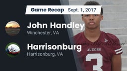 Recap: John Handley  vs. Harrisonburg  2017