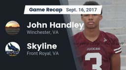 Recap: John Handley  vs. Skyline  2017