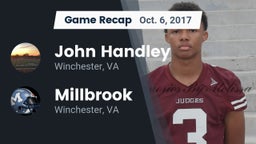 Recap: John Handley  vs. Millbrook  2017