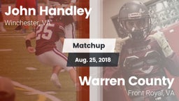 Matchup: John Handley High vs. Warren County 2018