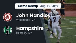 Recap: John Handley  vs. Hampshire  2019
