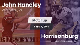 Matchup: John Handley High vs. Harrisonburg  2019