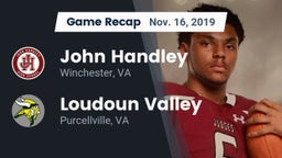 Recap: John Handley  vs. Loudoun Valley  2019
