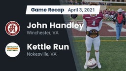 Recap: John Handley  vs. Kettle Run  2021