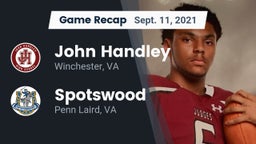 Recap: John Handley  vs. Spotswood  2021