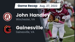 Recap: John Handley  vs. Gainesville  2022
