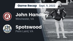 Recap: John Handley  vs. Spotswood  2022