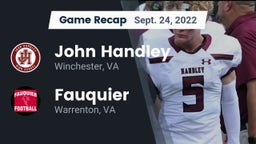 Recap: John Handley  vs. Fauquier  2022