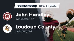 Recap: John Handley  vs. Loudoun County  2022