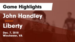 John Handley  vs Liberty  Game Highlights - Dec. 7, 2018