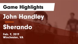 John Handley  vs Sherando  Game Highlights - Feb. 9, 2019