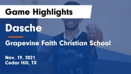 Dasche vs Grapevine Faith Christian School Game Highlights - Nov. 19, 2021