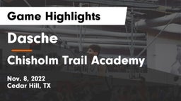 Dasche vs Chisholm Trail Academy Game Highlights - Nov. 8, 2022