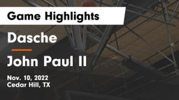 Dasche vs John Paul II  Game Highlights - Nov. 10, 2022