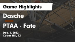 Dasche vs PTAA - Fate Game Highlights - Dec. 1, 2022