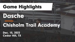 Dasche vs Chisholm Trail Academy Game Highlights - Dec. 15, 2022