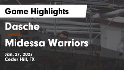 Dasche vs Midessa Warriors Game Highlights - Jan. 27, 2023