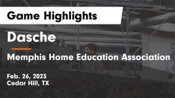 Dasche vs Memphis Home Education Association Game Highlights - Feb. 26, 2023