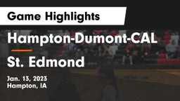 Hampton-Dumont-CAL vs St. Edmond  Game Highlights - Jan. 13, 2023