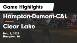 Hampton-Dumont-CAL vs Clear Lake  Game Highlights - Dec. 8, 2023