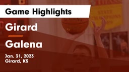 Girard  vs Galena  Game Highlights - Jan. 31, 2023