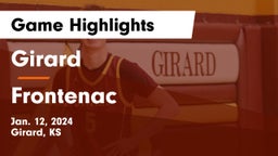 Girard  vs Frontenac  Game Highlights - Jan. 12, 2024