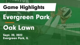 Evergreen Park  vs Oak Lawn  Game Highlights - Sept. 20, 2022