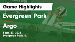 Evergreen Park  vs Argo  Game Highlights - Sept. 27, 2022