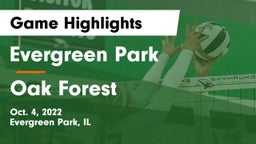 Evergreen Park  vs Oak Forest  Game Highlights - Oct. 4, 2022