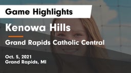 Kenowa Hills  vs Grand Rapids Catholic Central  Game Highlights - Oct. 5, 2021