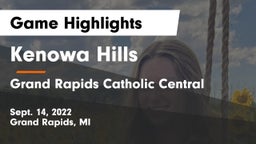 Kenowa Hills  vs Grand Rapids Catholic Central  Game Highlights - Sept. 14, 2022