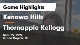 Kenowa Hills  vs Thornapple Kellogg  Game Highlights - Sept. 22, 2022