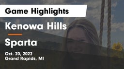 Kenowa Hills  vs Sparta  Game Highlights - Oct. 20, 2022