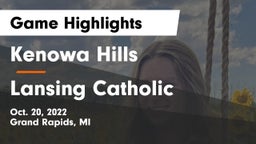 Kenowa Hills  vs Lansing Catholic  Game Highlights - Oct. 20, 2022