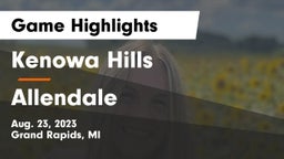 Kenowa Hills  vs Allendale  Game Highlights - Aug. 23, 2023