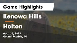 Kenowa Hills  vs Holton Game Highlights - Aug. 26, 2023