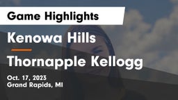 Kenowa Hills  vs Thornapple Kellogg  Game Highlights - Oct. 17, 2023