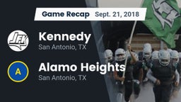 Recap: Kennedy  vs. Alamo Heights  2018
