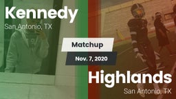 Matchup: Kennedy  vs. Highlands  2020