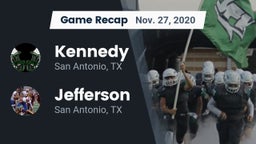 Recap: Kennedy  vs. Jefferson  2020