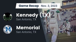 Recap:  Kennedy  (TX) vs. Memorial  2023