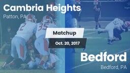 Matchup: Cambria Heights vs. Bedford  2017